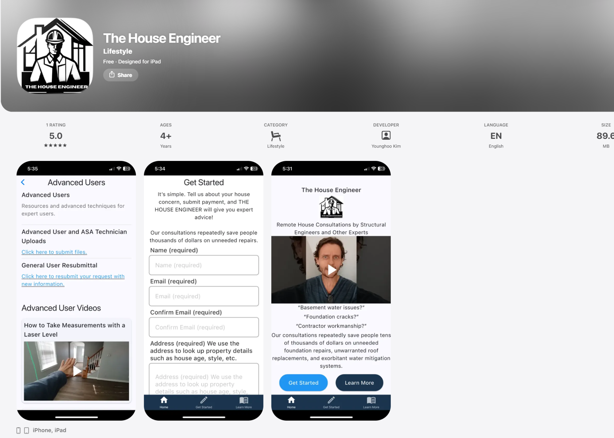 The House Engineer App