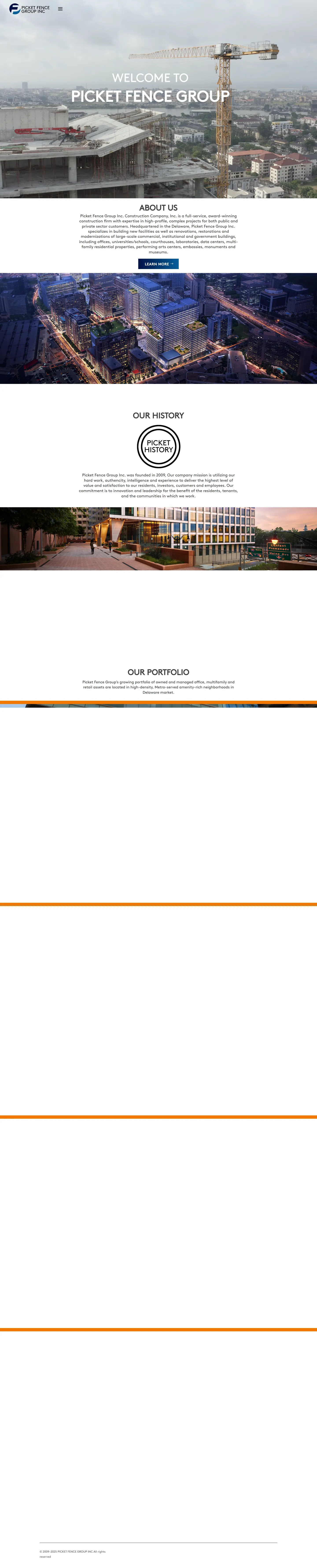 Picket Fence Group Inc. website